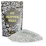 Silver AB 150G MyGlitterWall Glitter for Emulsion Paint - Glittery Wall Decorations - Paint Additive for Ceilings, Wood, Matt, Gloss - Perfect for Indoors and Outdoors