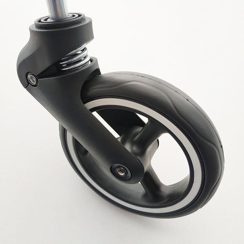 Buggy Wheel for GB Pockit Plus All City Front Or Rear Stroller Wheel with Tire Bearing Axle Direct Replacement Accessories(2 Front)