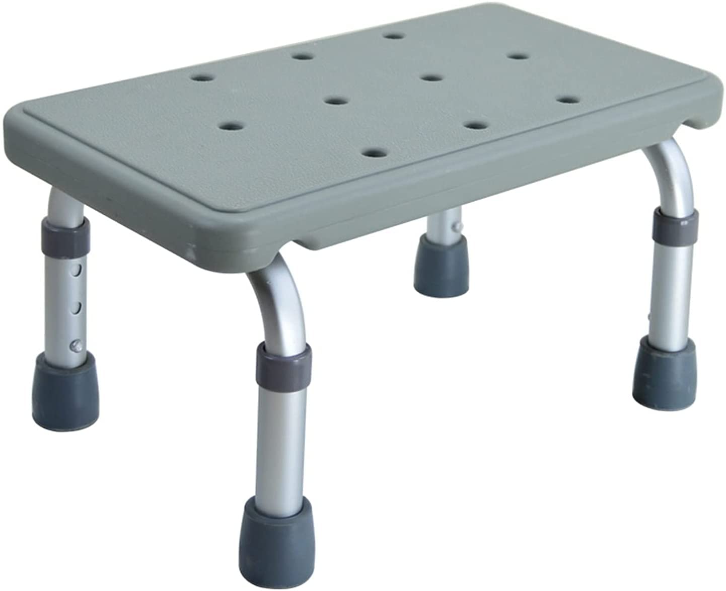Tabouret de douche et banc de camping gris compact de 40.5 cm de large