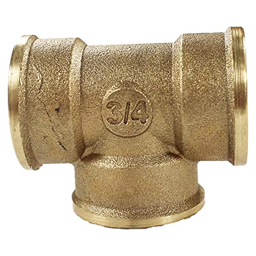 Raccord laiton à visser - Lot de 10 Tés Laiton Femelle 3/4" (20/27) -
