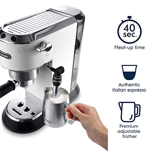 De'Longhi EC685W Dedica Deluxe Espresso Machine Crazymos