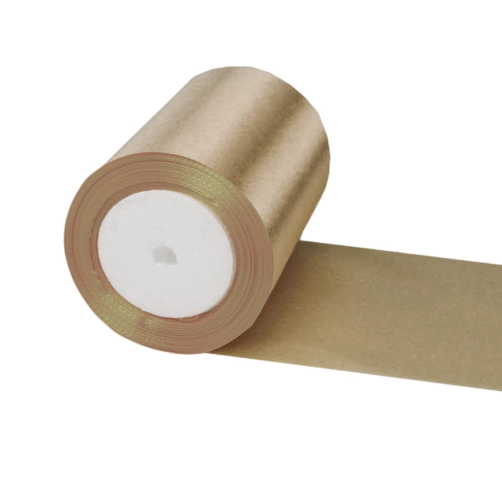 Champagne Gold Satin Ribbon 10mm, 23 Meters Champagne Fabric Ribbons Double Sided Silk Ribbons for Gift Wrapping, Crafting, Hair Bows, Balloons, Wreaths, Cakes, Wedding Party, Christmas Decoration — view 120