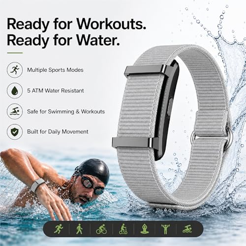 Image of AILKIN Corvex Smart Band - Premium Fitness Band | Upto 45 Days Battery Life| Multiple Sports Modes | Splash Resistant | Tracker with Map - 24 /7 Activity and Sleep Tracker