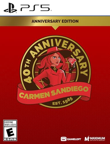 Carmen Sandiego Édition 40e anniversaire PS5 soirée gaming en famille