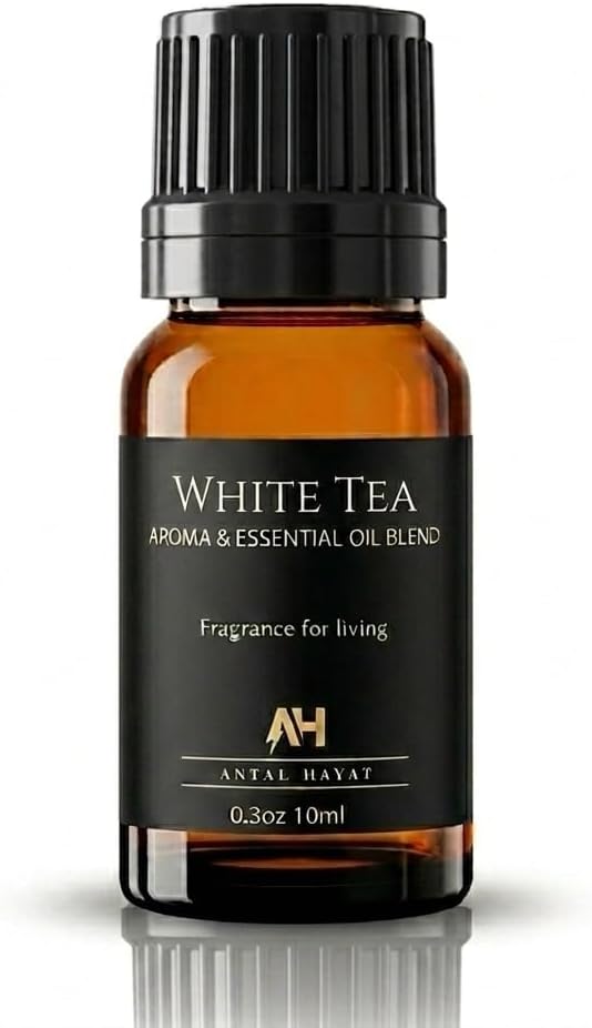 Hotel Diffuser Oil Inspired by White Tea Hotel Scent 30mL – Essential Oil Blend for Ultrasonics and Waterless Diffusers - Premium Fragrance for Home - Home Luxury Scent with Glass Bottle & Dropper