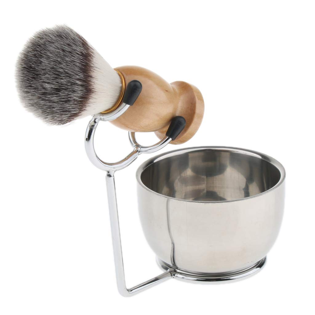 Soporte para maquinillas de afeitar, Soporte for Maquinilla De Afeitar, Práctico for Cepillo for Hombres, for Afeitado Viaje for El Hogar, Acero Inoxidable, for Barba Masculina