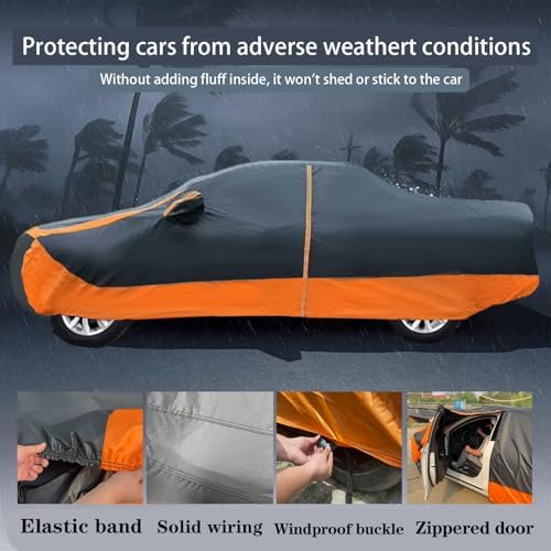Image of Truck Cover Waterproof All Weather, Full Outdoor Pickup Rain UV Protection and Durable, Fit for Ford F150, Chevy Silverado 1500, Gmc Sierra, Toyota Tundra ect.(Fit Truck XL-Length 240 to 254 inch)