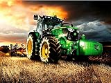 DIY 5D Diamond Painting Farm Tractor Vehicle by Number Kits,Painting Cross Stitch Full Drill Crystal
