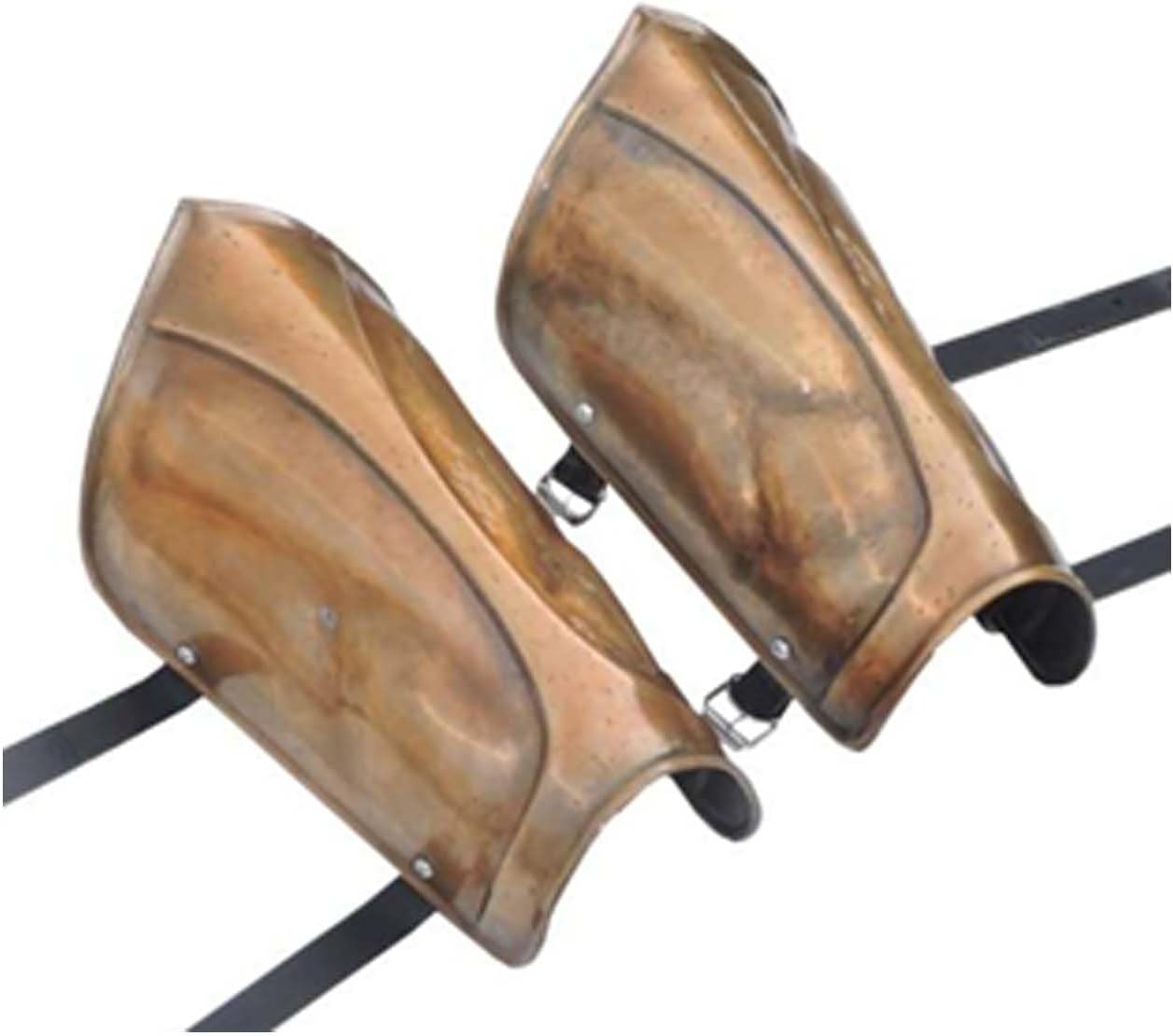 THOR INSTRUMENTS Medieval Vintage Steel Hand Arm Guard Bracers Protection Armor Medieval Metal Armor Style Bracers