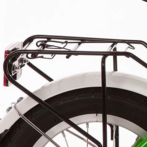 Bibi Kinderfahrrad 12 Zoll mit Rücktrittbremse Fahrrad Kinderrad Grün Weiß – Bild 3