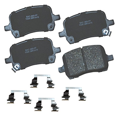 Image of Bendix Premium SBC1028 Ceramic Front Brake Pads for Select Models Chevrolet Cobalt, HHR, Malibu, Pontiac G4, G5, G6, Pursuit, Solstice, Saturn Ion, Sky