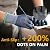 Tarantula Safety Work Gloves MicroFoam Nitrile Coated 12 Pairs,Endurance Seamless Knit Nylon,Dots on Palm,Dot Grip Gloves,Lagre