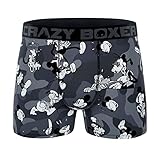 Men's Disney Classic Black Boxer Briefs Medium
