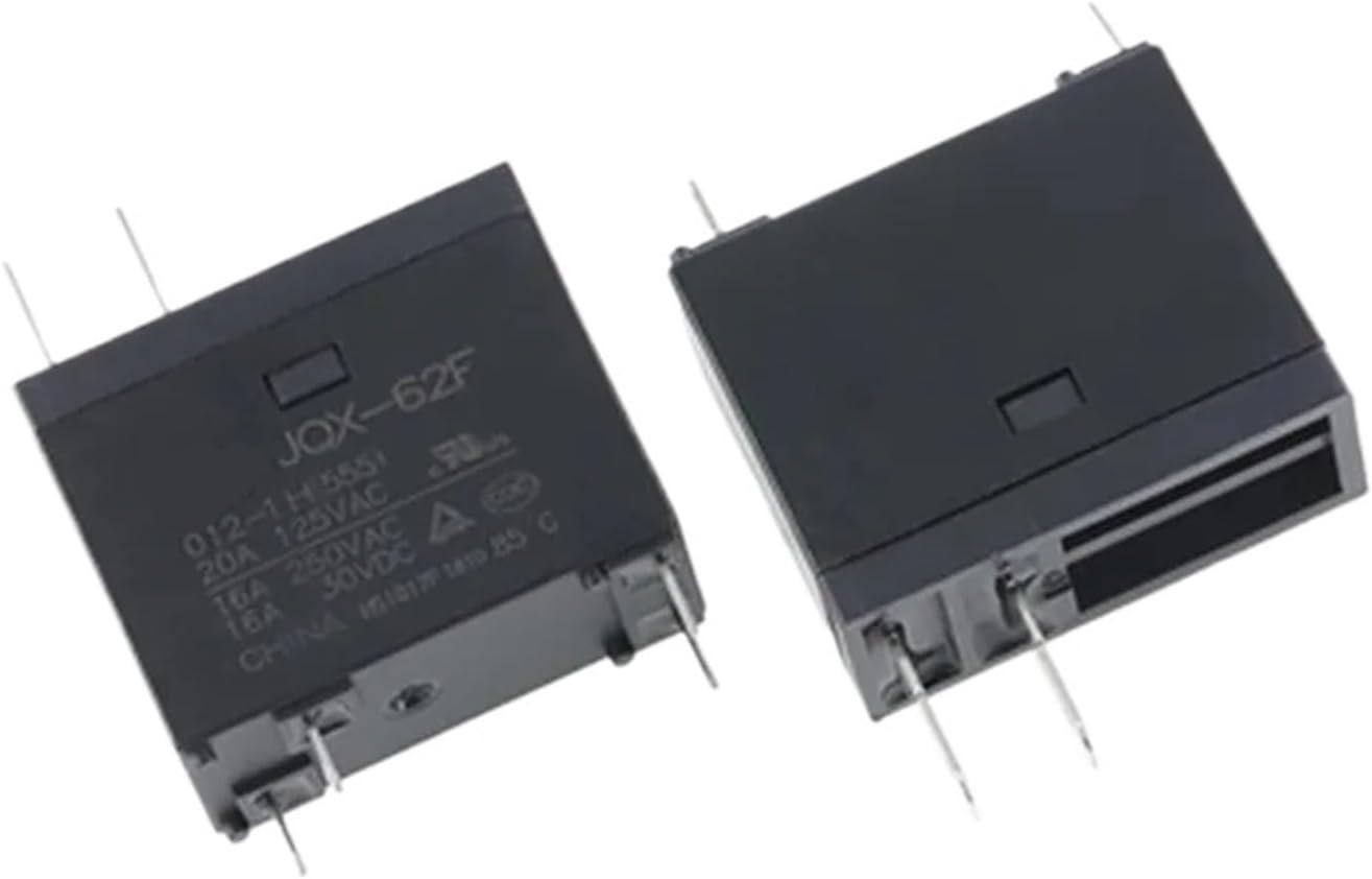 10Pcs Water Heater Power relays JQX-62F JQX-62F-012-1H JQX-62F-012-1HT HF62F HF62F-012-1H HF62F-012-1HT 16A 250VAC DC12V Relay(10Pcs JQX-62F-012-1H)