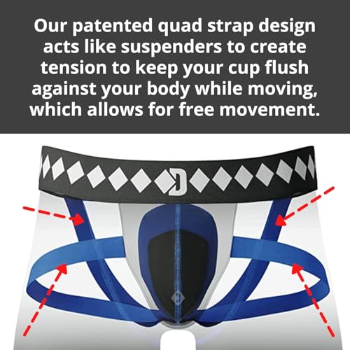 Diamond MMA Compression Shorts with Built-in Jock Strap Supporter with Athletic Cup Pocket for Sports3