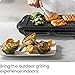 Chefman Electric Smokeless Indoor Grill w/Non-Stick Cooking Surface & Adjustable Temperature Knob from Warm to Sear for Customized BBQing, Dishwasher Safe Removable Water Tray, Black