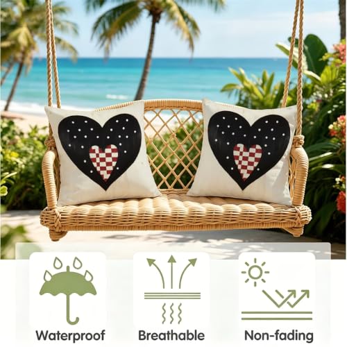 Coussin extérieur imperméable noir pour protéger et embellir le canapé