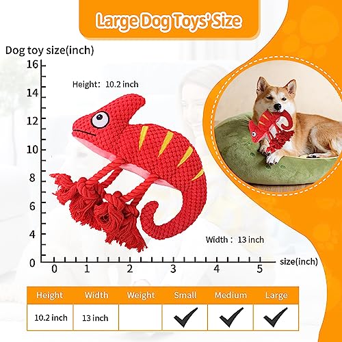 Muhduh Dog Toys For Aggressive Chewers/Dog Plush Toy For Large Aggressive Chewers/Indestructible Dog Squeaky Toys/Stuffed Animals Toys With Cotton Material/Durable Chewing Toys #TOP4