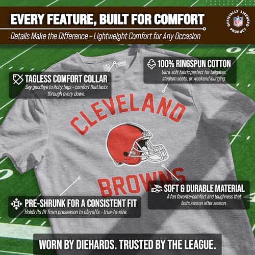 Image of NFL Gameday Cotton Blend T-Shirt for Men and Women - Licensed