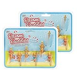 NPW Bosom Buddies Drinking Gals Drink and Wine Glass Markers (2 Pack)