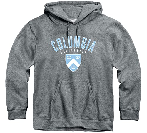 Barnesmith Columbia University Lions Hooded Sweatshirt Heritage Charcoal Grey Medium
