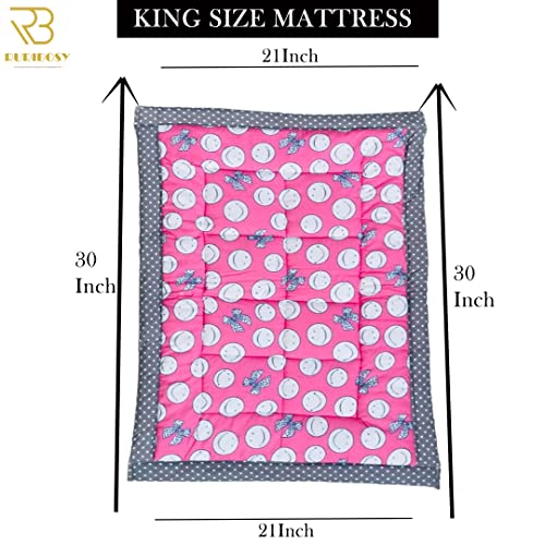 Image of Bedding Mattress for Cotton, Baby Sleeping Bed Set Godari Baby Cradle |Sleeping Mat |Multi Purpose Cushioned Bed |Baby Bed for 0 to 2 Years.