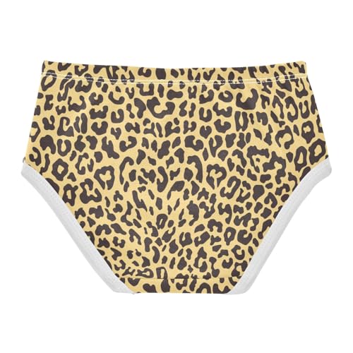 Girls' Underwear Leopard Print Cotton Stretch Comfort Toddler Panties2