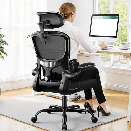 ALLGOD Ergonomic Office Chair, Mesh Desk Chair with Lumbar...