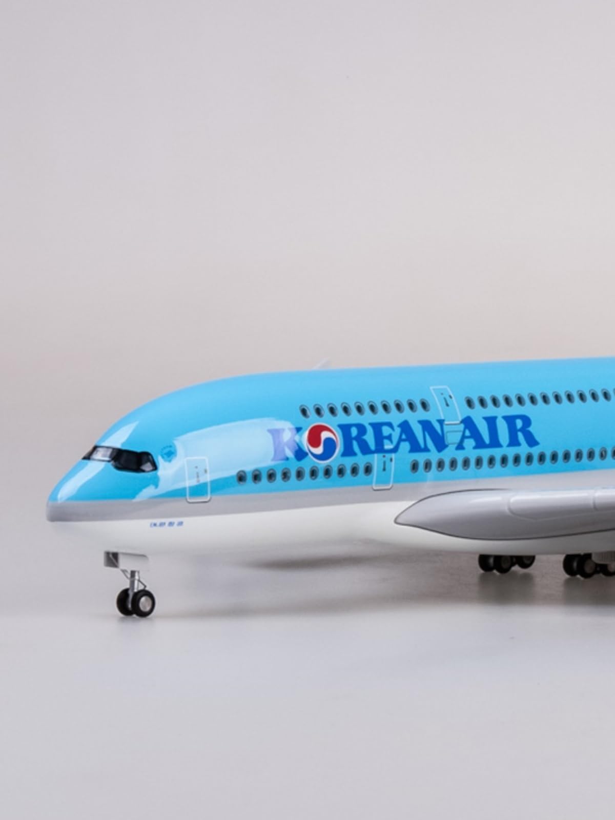 Repliki modeli samolotów Model samolotu w skali 45 cm 1:160 Koreańskie powietrze dla Boeinga 747-400 Model samolotu Lotnictwo cywilne Samolot transportowy Miniaturowy model samolotu (bez światła)