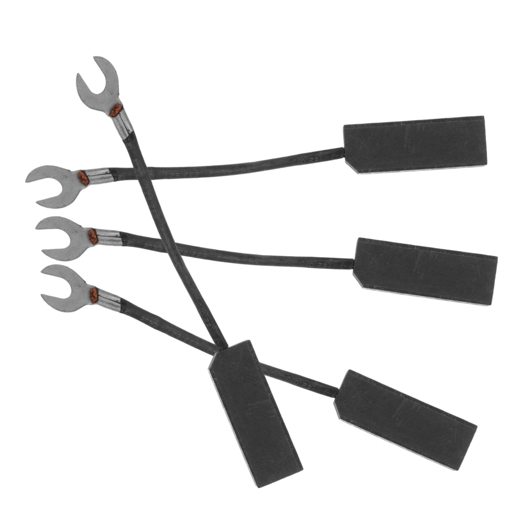 HEMOTON 4pcs Generator Carbon Brush Dc Motor Brush Replacement Graphite to Install Long-Lasting