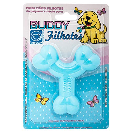 Brinquedo Buddy Toys Ossinho Filhotes Azul