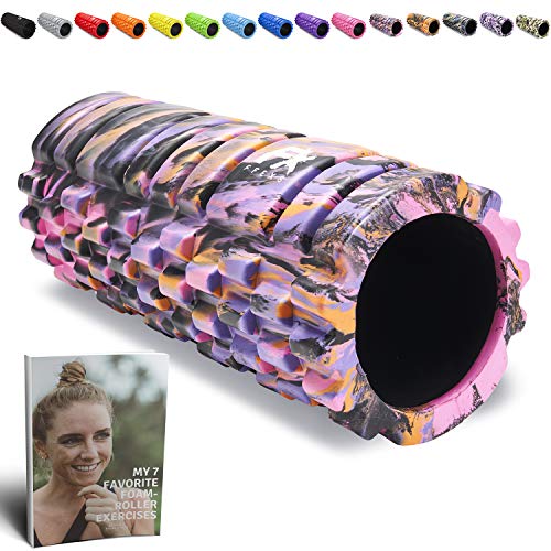 Foam Roller - Rodillo de Espuma para Terapia de Masaje  Para Masajes Muscular Fitness Pilates Yoga - La Mejor Herramienta para Deportivo - Tejido Profundo Liberación Miofascial y Alivio de Dolores