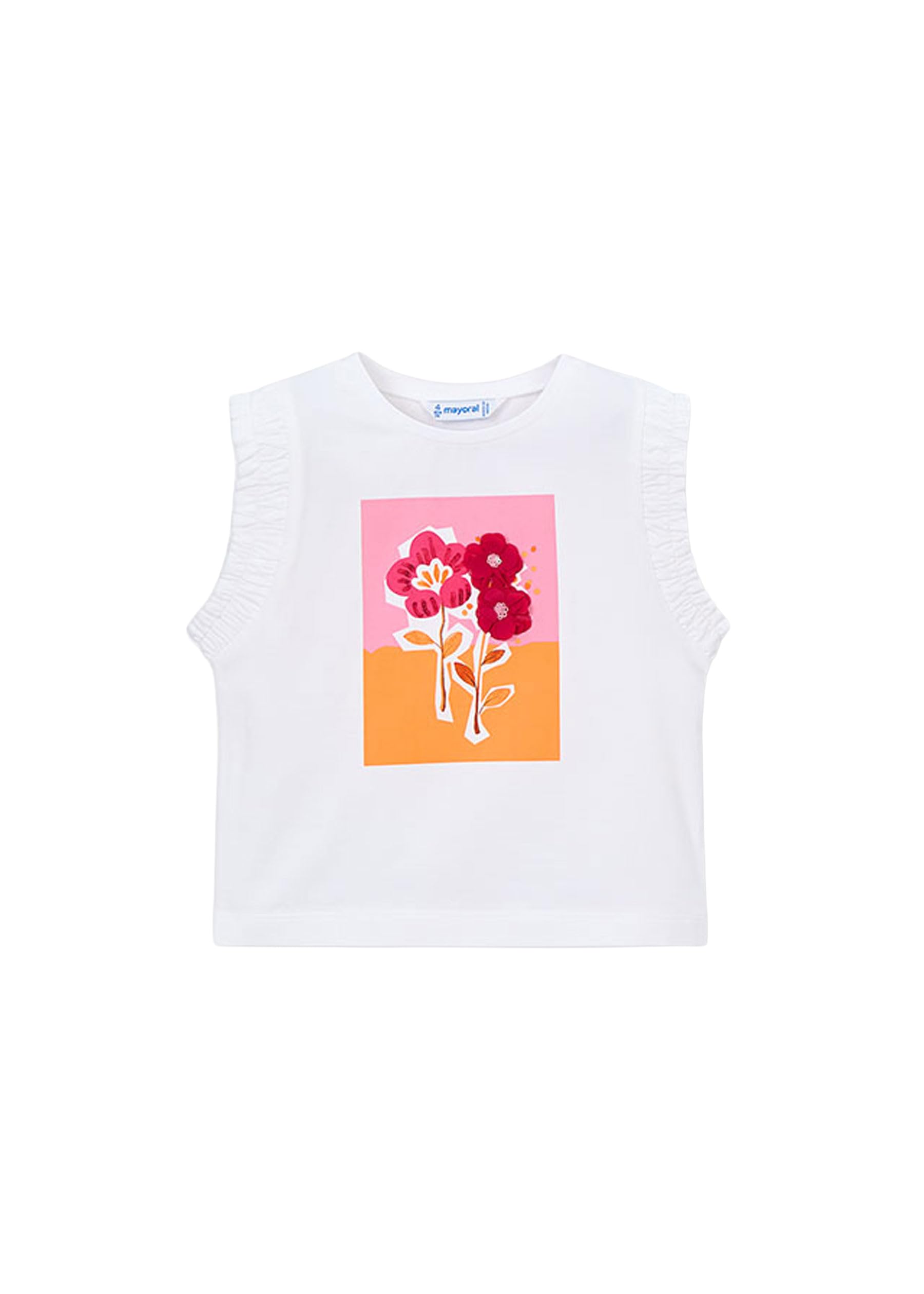 Mayoral Top Bambina - Bianco 3023 40