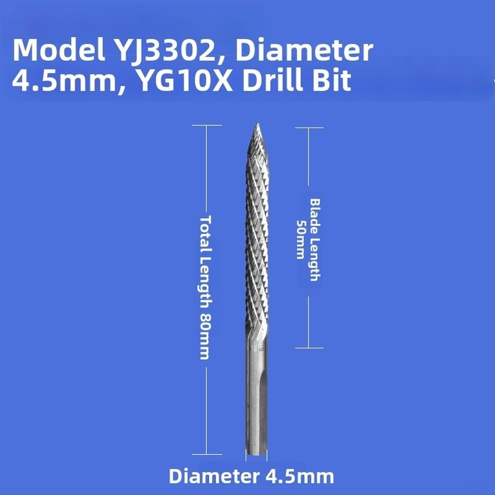 Broca Reparación Neumáticos Carburo YG10X 4 Tamaños(YJ3304 8mm)