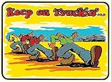 Keep On Truckin' Vintage Travel Decal Sticker Souvenir Skateboard Laptop