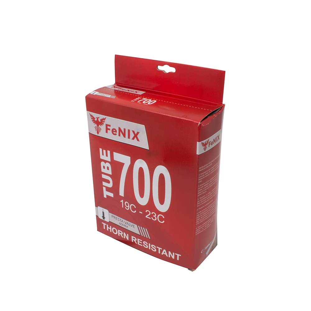 Fenix Bicycle Tube 700 X 19C/23C 60mm Thorn Resistant Presta/Valve