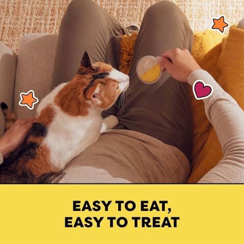 Temptations Lickable Spoons Adult Cat Treats Chicken & Salmon, Salmon & Tuna, Chicken & Cheese Flavours Variety Pack, (24) 10g Spoons - Image 4