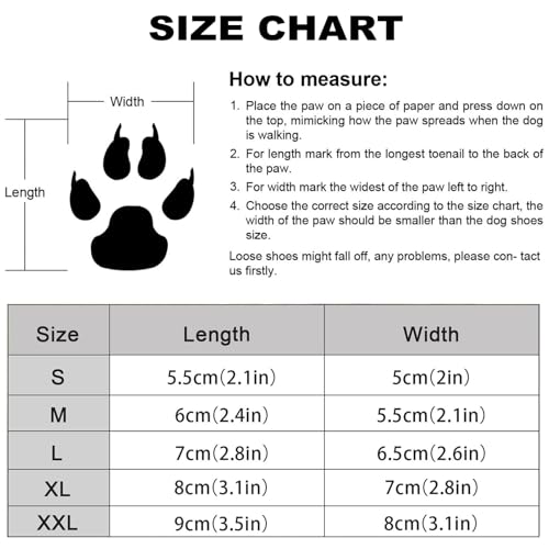 AMOMYDOG Hundeschuhe, 4 Stück Atmungsaktive Hunde Schuhe Outdoor mit Rutschfester Sohle, Verstellbarem Reflektierendem Klettverschluss Hundestiefel für kleine, Mittlere und Große Hunde (Schwarz, XXL)