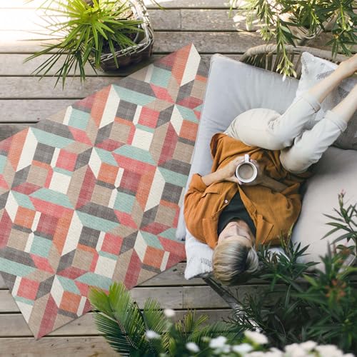 Tapis de sol vinyle de qualité supérieure rectangle 80x120 cm extérieur - 3