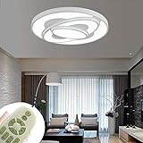 Dimmbar LED Deckenleuchten verfügen über die Funktion des stufenlosen Dimmens, und auch die Farbtemperatur von kaltweiße nach warmweiße eingestellt werden. So lässt sich die Helligkeit und die Farbtemperatur besser an Ihren Wünschen anpassen,um Ihre Lieblingslichteffekte zu verschiedenen Anlässen zu erzielen.