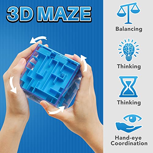 Zpisf 4 Pack Money Maze Puzzle Box, Perfect Money Holder Puzzle And Brain Teasers For Kids And Adults #TOP4