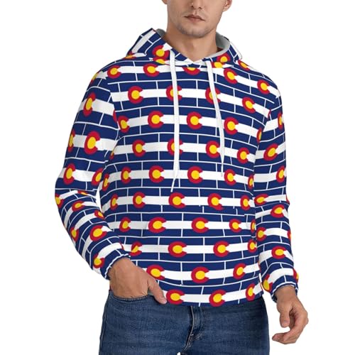 Sweat à capuche Colorado homme avec poches et manches longues