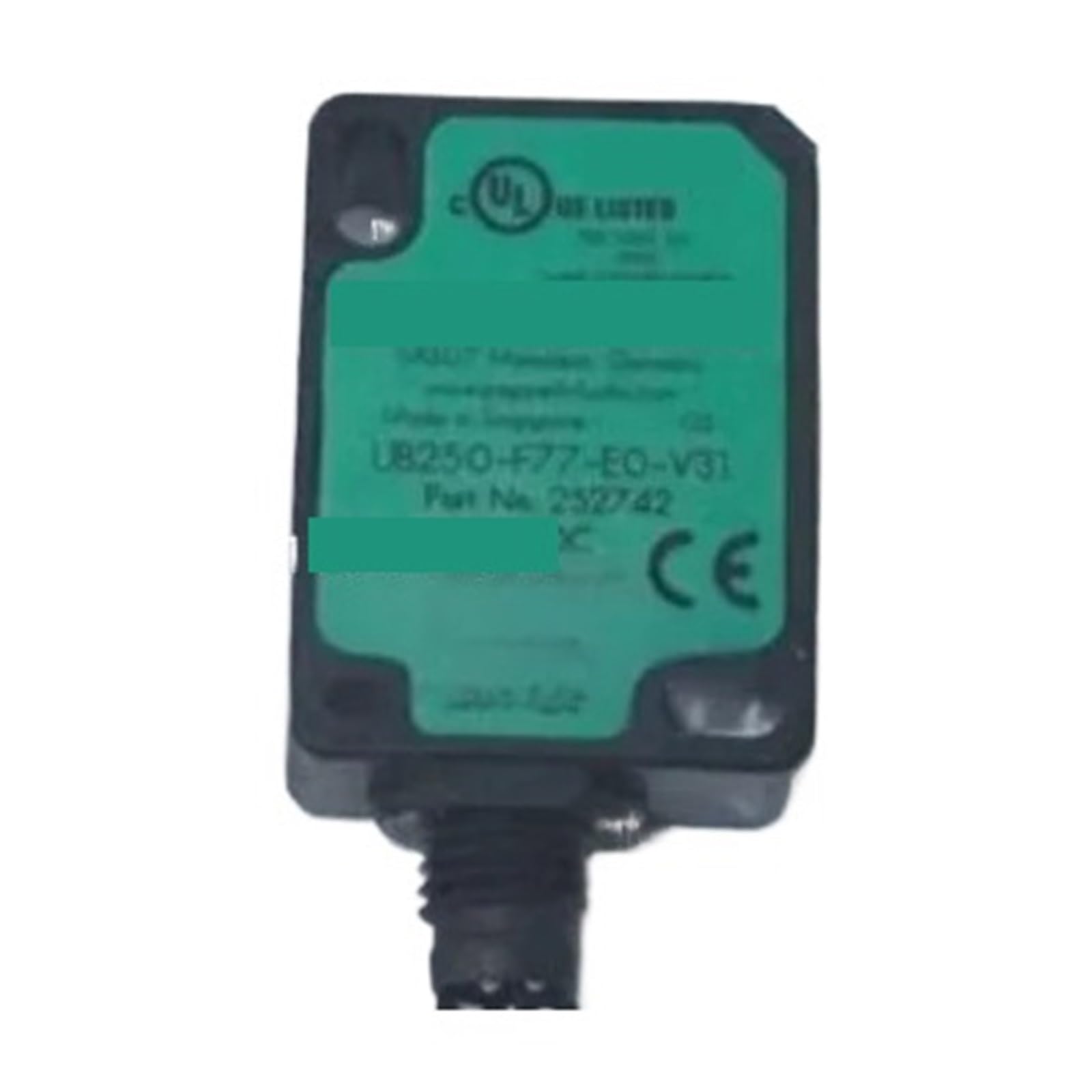 Capteur UB250-F77-E0-V31 pour automatiser la détection d'objets et sécuriser les lignes de tri