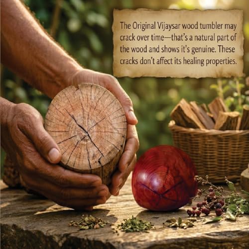 Image of CELLUTION Vijaysar Wood Herbal Glass for Diabetes, Ayurvedic Tumbler, 100 ml Capacity | Natural Finish | Sugar Control | Vijaysaar Wood Glass for Diabetic Patients