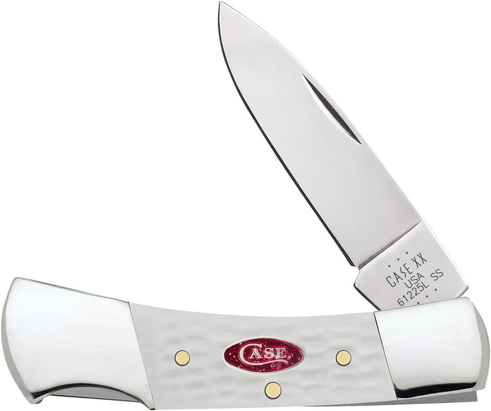 Case XX WR Pocket Knife Lockback SparXX Jigged White Synthetic Item #60199...