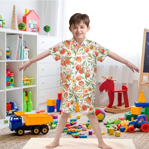 Image of visesunny Little Boys Short Sleeve T-Shirt Beach Shirts Casual Shorts Set Summer Clothes for Kids Outfits