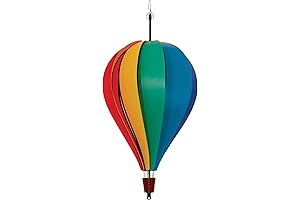 In The Breeze 3D Rainbow Hot Air Balloon Spinner