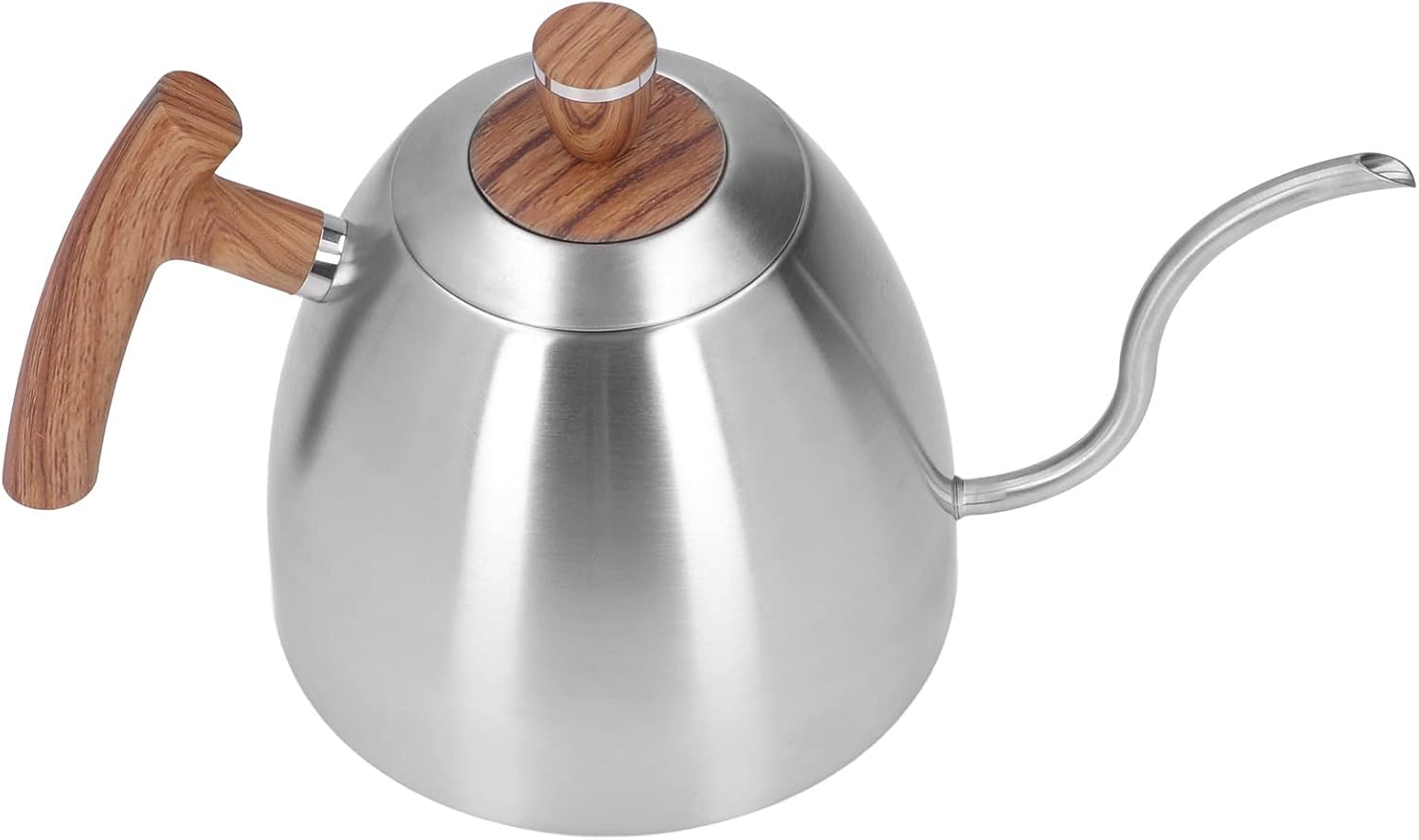 Pour Over Kettle, 800ml Stainless Steel Gooseneck Spout with Ergonomic Bakelite Handle, for Home Office Cafe Camping