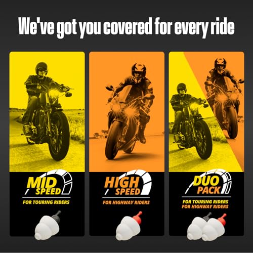 Image of Alpine MotoSafe Duo | Motorcycle Ear Plugs for Wind Noise Reduction