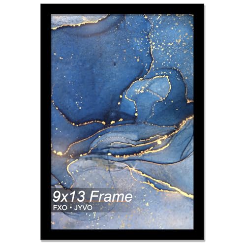 Fxojyvo 9x13 Picture Frame for Photo Poster Horizontally/Vertically